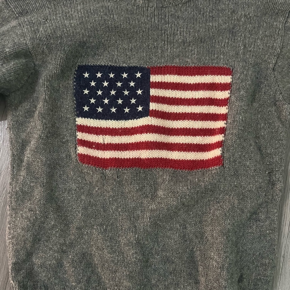 Polo Ralph Lauren Wool American Flag Sweater - Picture 4 of 11